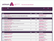 Tablet Screenshot of foro.animum3d.com
